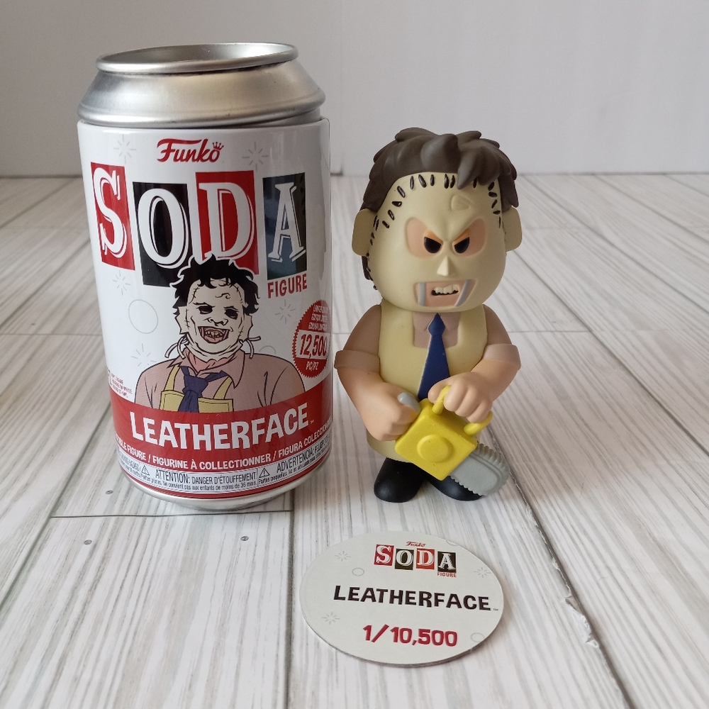 Funko Soda Texas Chainsaw Massacre LeatherFace Toy Vinyl Figure